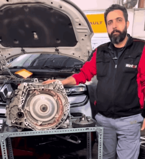تعمیر ساعت گیربکس و تعویض شیربرقی اصلی رنو AL4